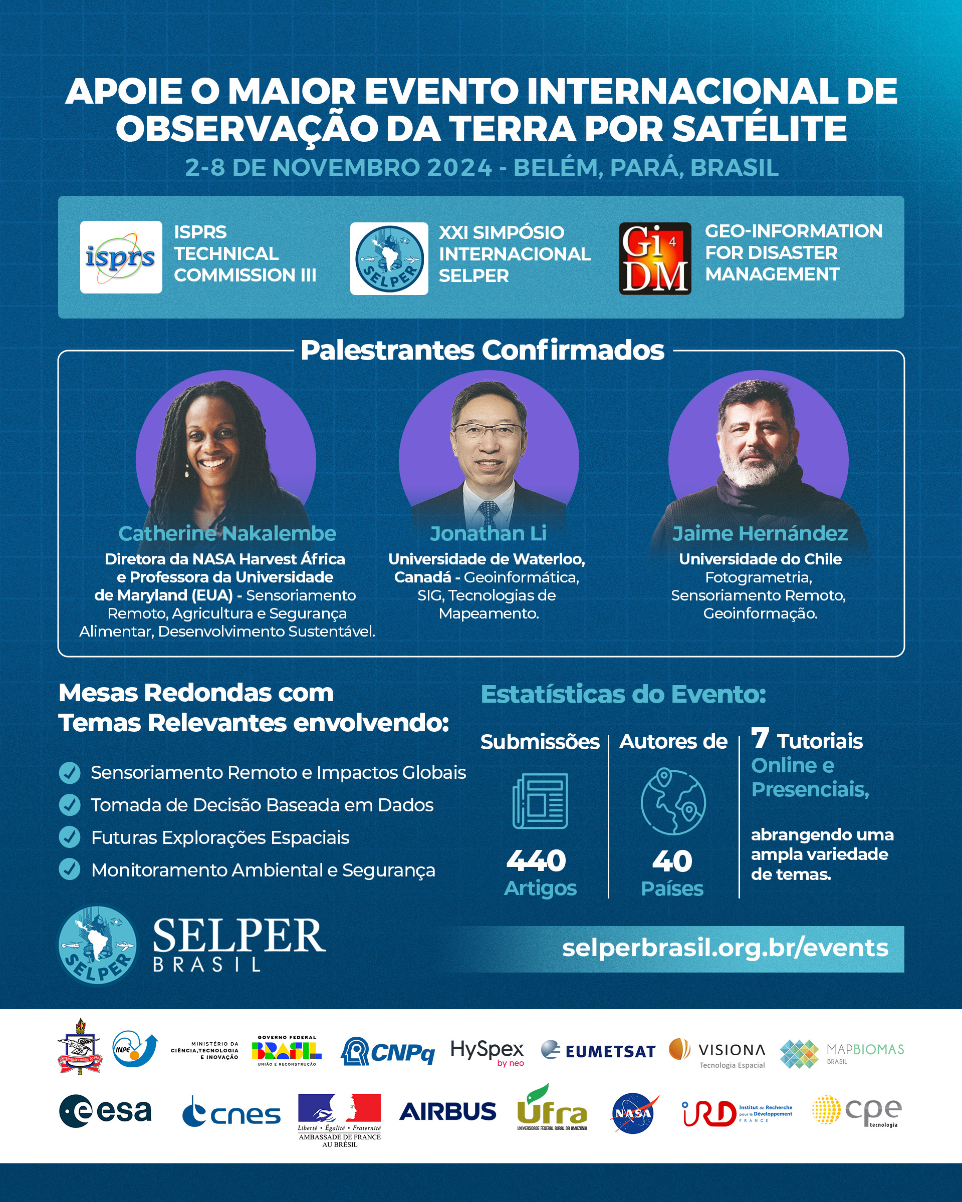 Apoie o maior Evento Internacional de Observação da Terra por Satélite!